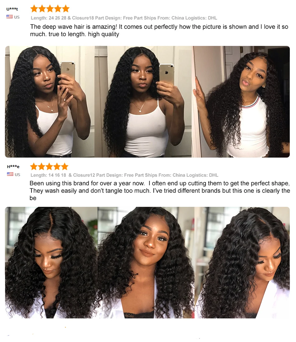 Bestsojoy глубокая волна пряди с закрытием человеческие волосы кружевом Remy