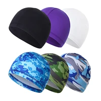 quick dry helmet inner cap unisex anti sweat cooling beanie breathable hat for bike riding cycling