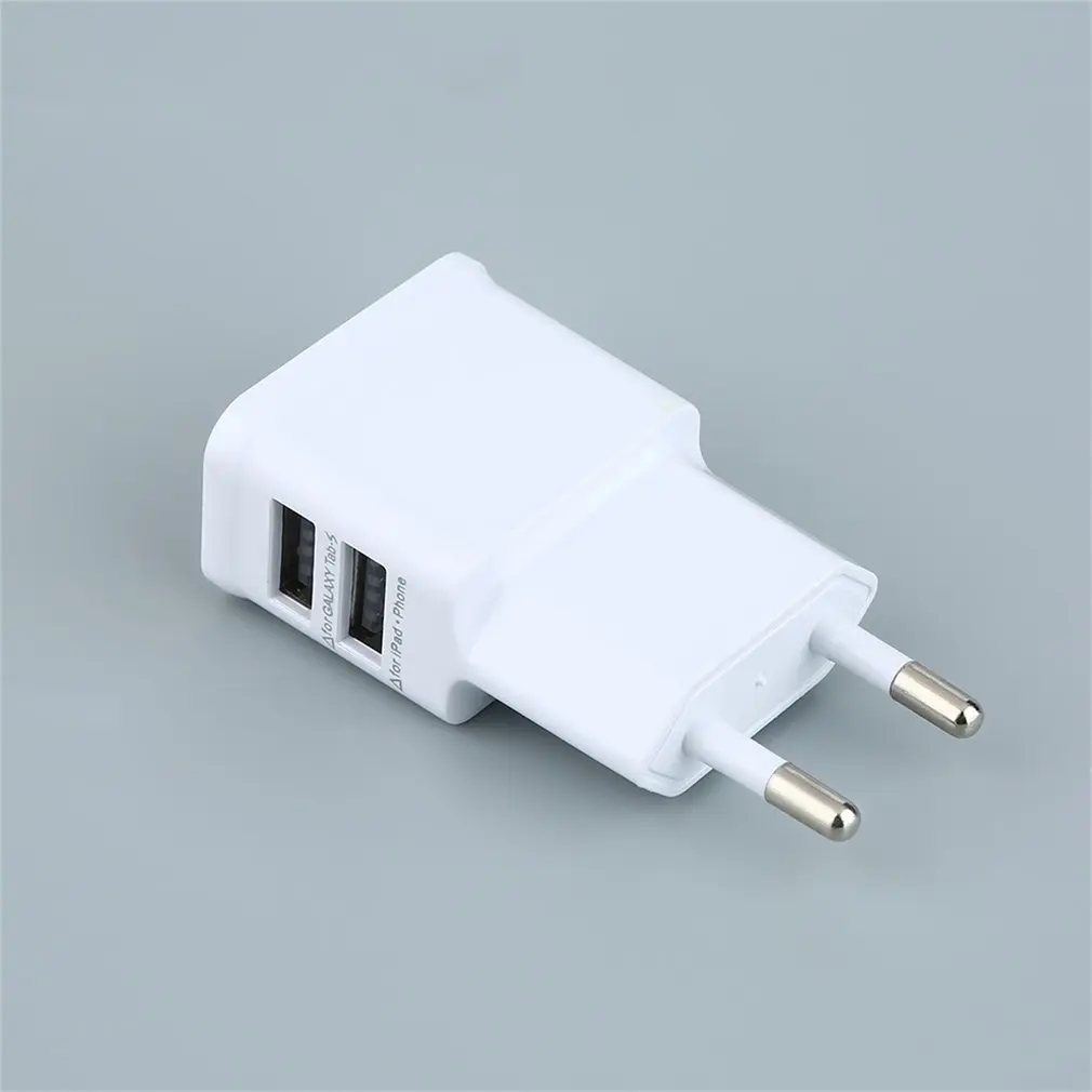 Белый/черный Универсальный Порты и разъёмы может легко носить с собой 5V 2A Dual USB