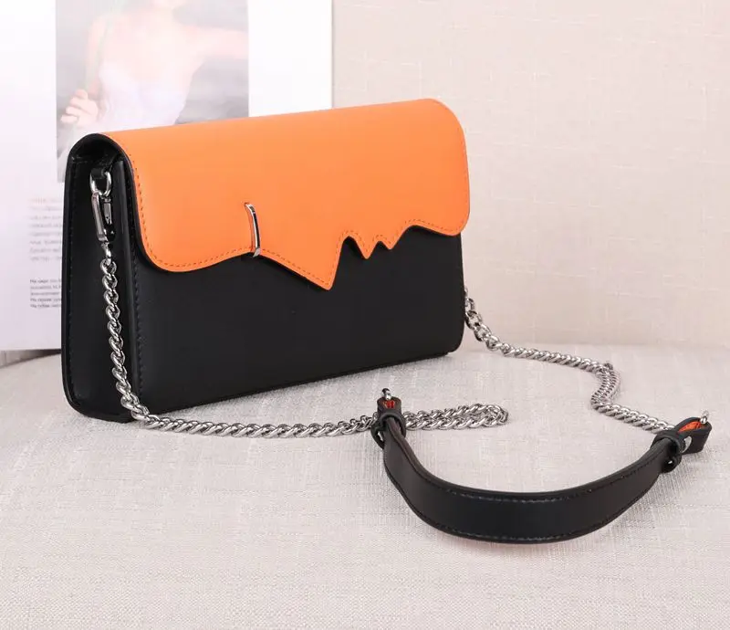 

WOONAM Women Fashion Handbag Face Design Evening Clutch Crossbody Chain Flap Shoulder Bag GB072406