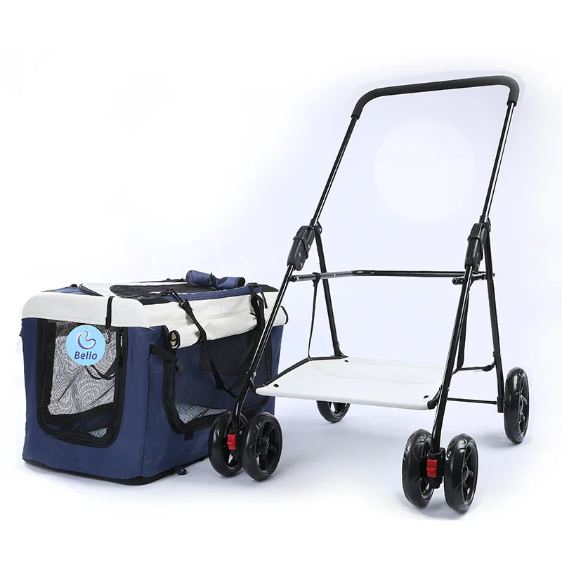 

Separable Pet Stroller for Dogs and Cats - Lightweight, Compact and Portable with Durable Wheels