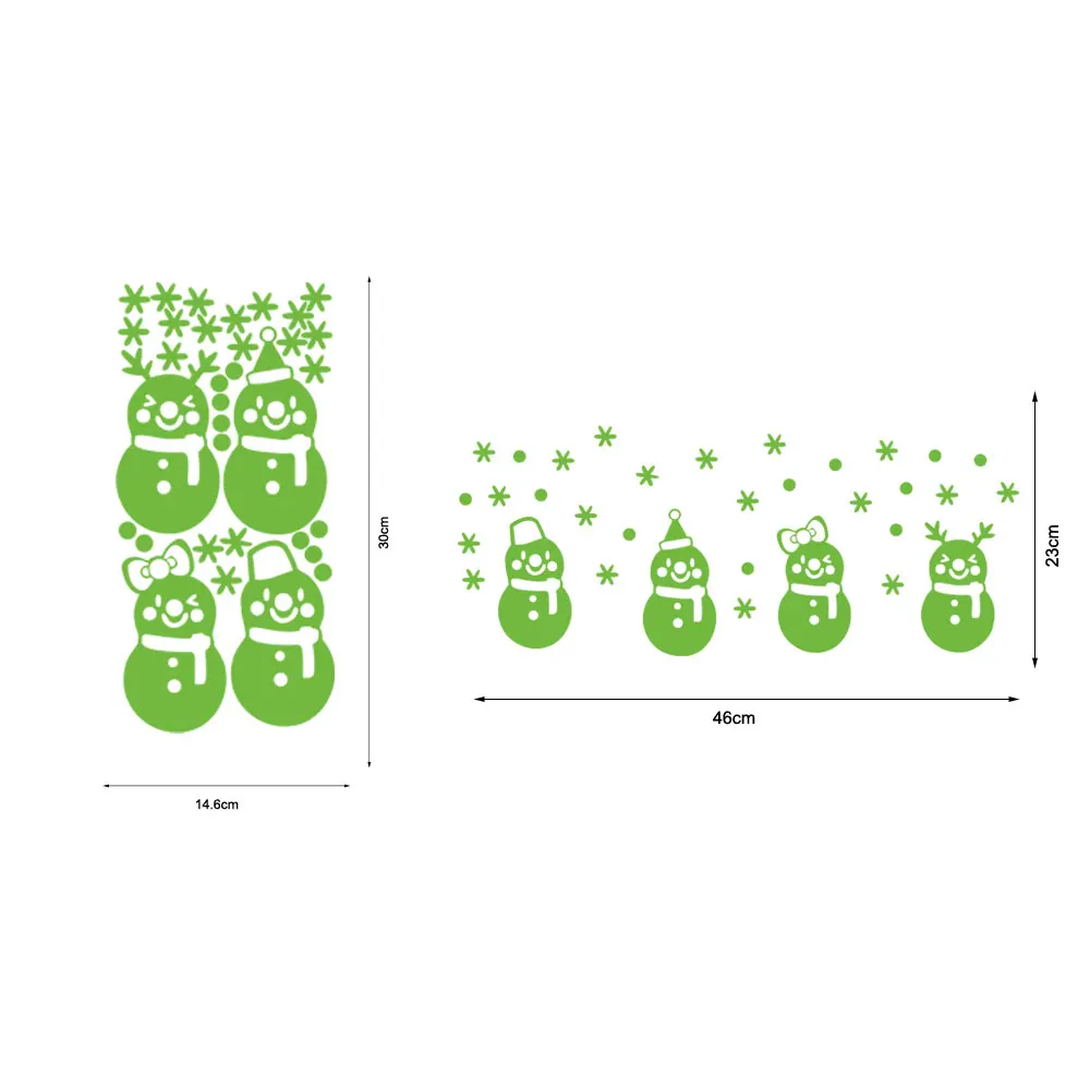 Светящиеся Настенные наклейки зеленые ночью в темноте на окна обои