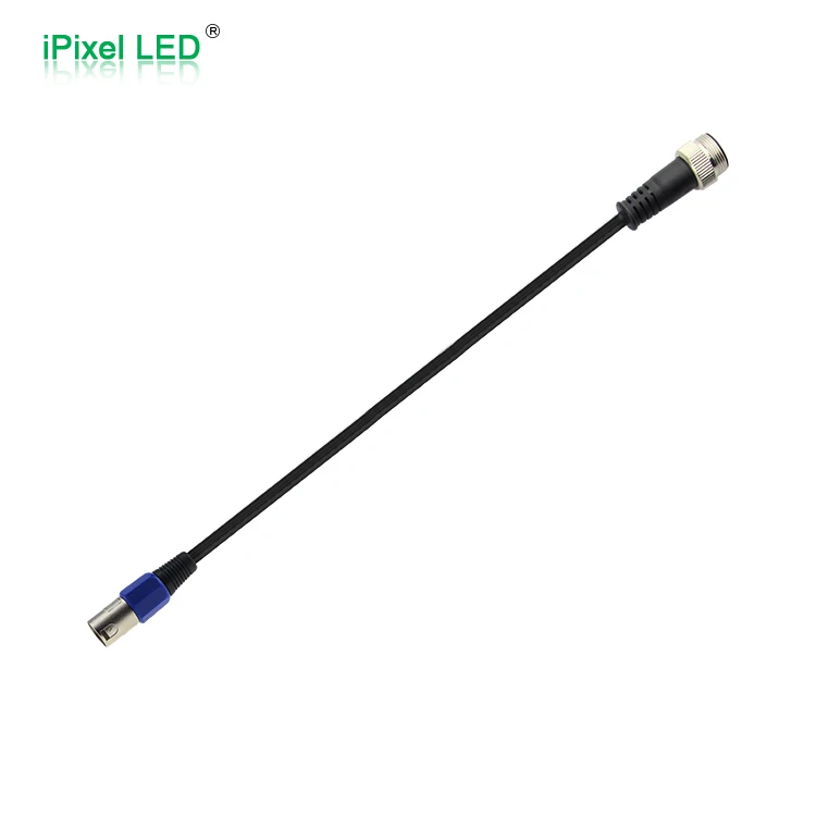 5pin 20AWG Водонепроницаемый черный кабель с металлическим разъемом чехол