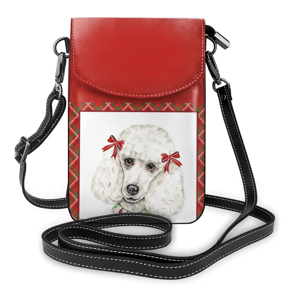 

Poodle Shoulder Bag Stylish Leather School Women Bags Female Fashion Purse