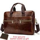 2020 винтажная мужская сумка, Бесплатный кошелек в подарок, сумка из натуральной кожи, Мужская Высококачественная сумка-мессенджер через плечо для мужчин