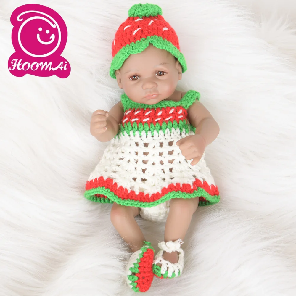 

Factory Wholesale 10" Mini Educational Style Soft Full Silicone Vinyl Reborn Doll Kit Kids Bedtime Playmate