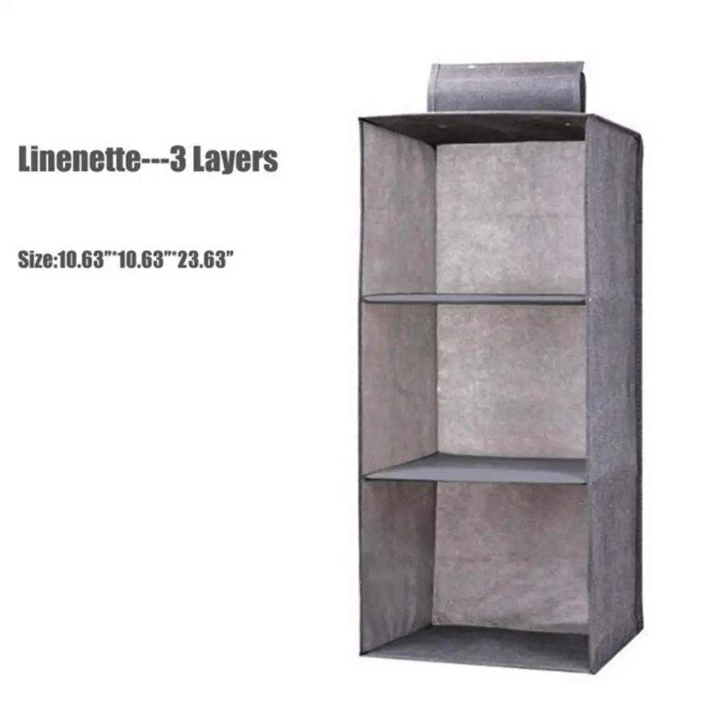 Подвесной шкаф Linenette для хранения мелочей бытовые принадлежности обувь 3/4/5 слоев