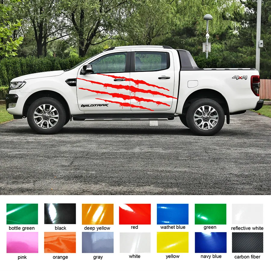 2 шт коготь царапины и тело крови сторона графическая виниловая Автомобильная