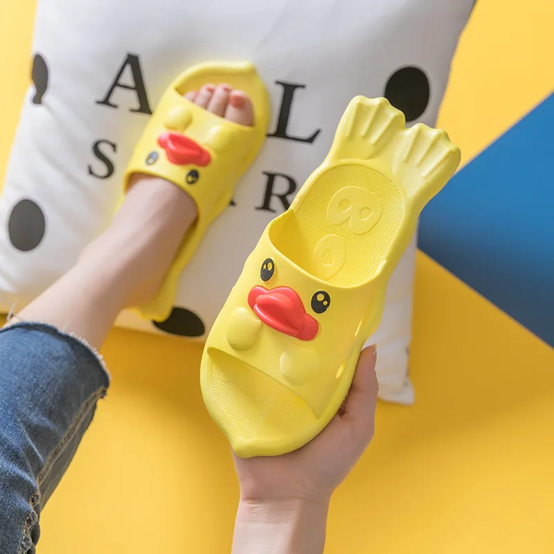 

Summer slippers Parent Children's Toddler Boys Girls Cute Beach Sandals Slippers Flip Shoes Infant Cartoon Flat Heels Shoes