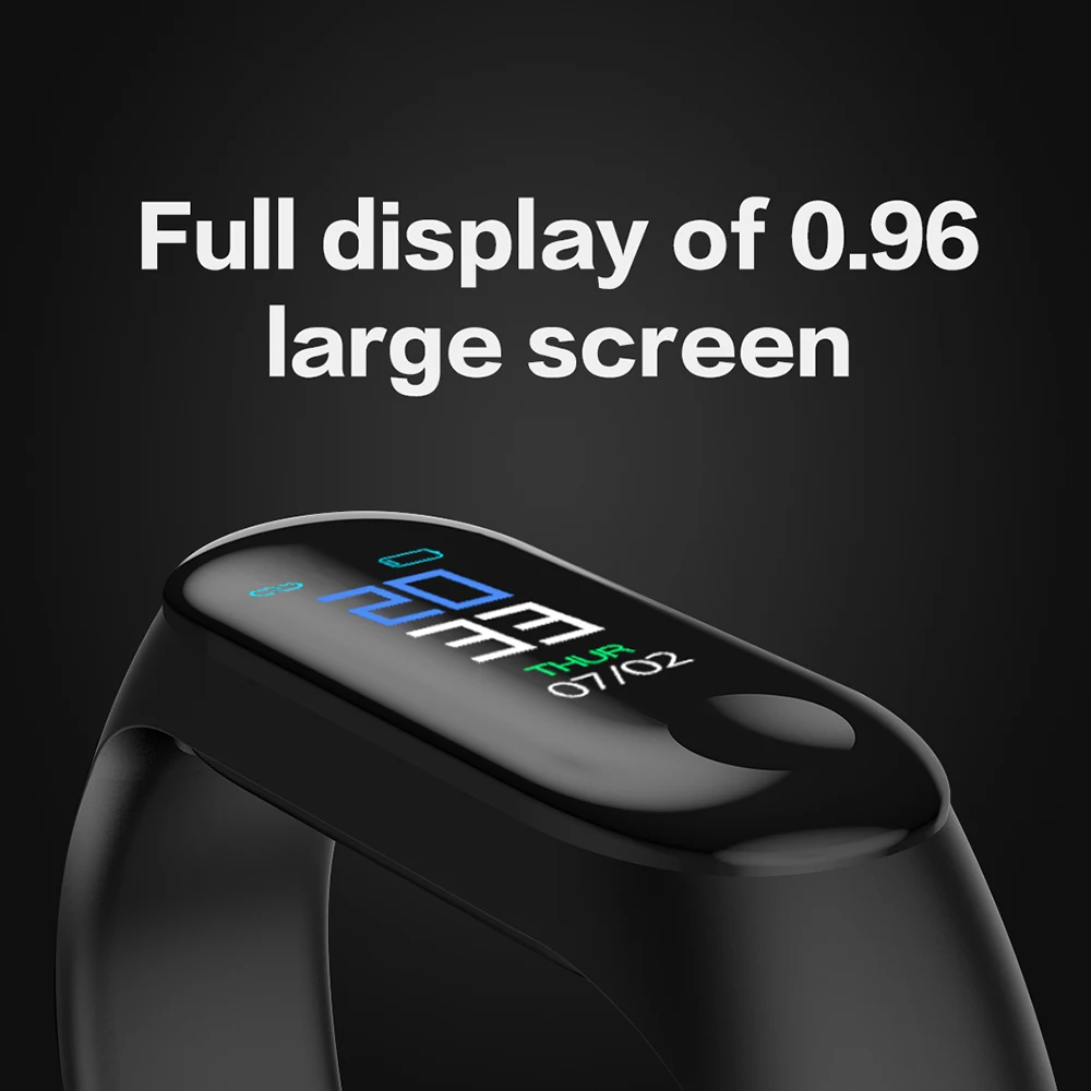 M3 Plus умный Браслет пульсометр кровяное давление здоровье водонепроницаемый умный Браслет Bluetooth умный Браслет фитнес-трекер