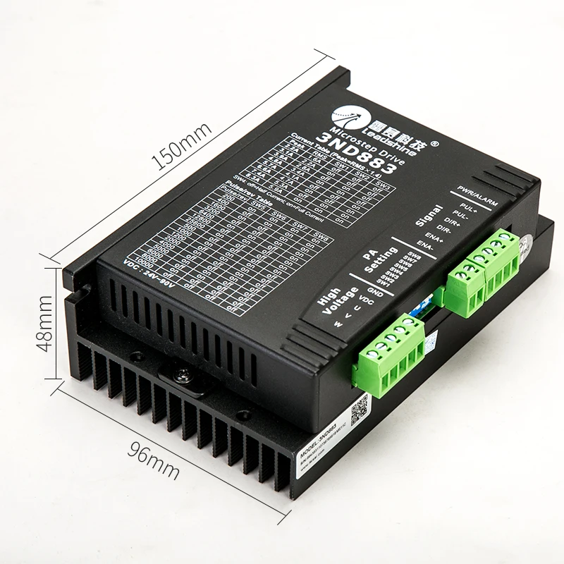 Leadshine трехфазный классический аналоговый шаговый двигатель привод 3ND883 DC18-80V 2 1-8.3A