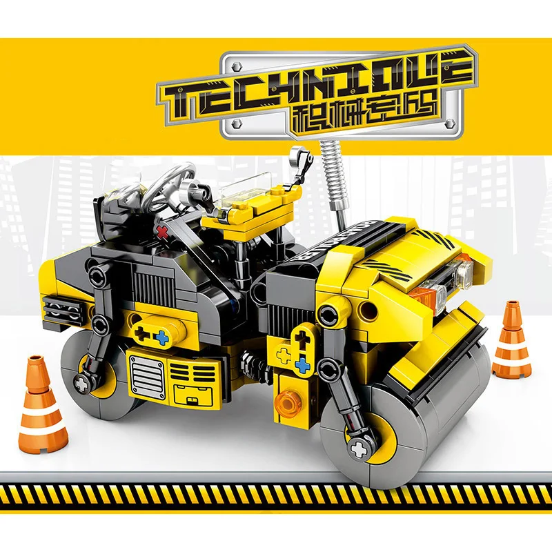 Город инженерно-сверлильный станок дорожный каток строительные блоки для