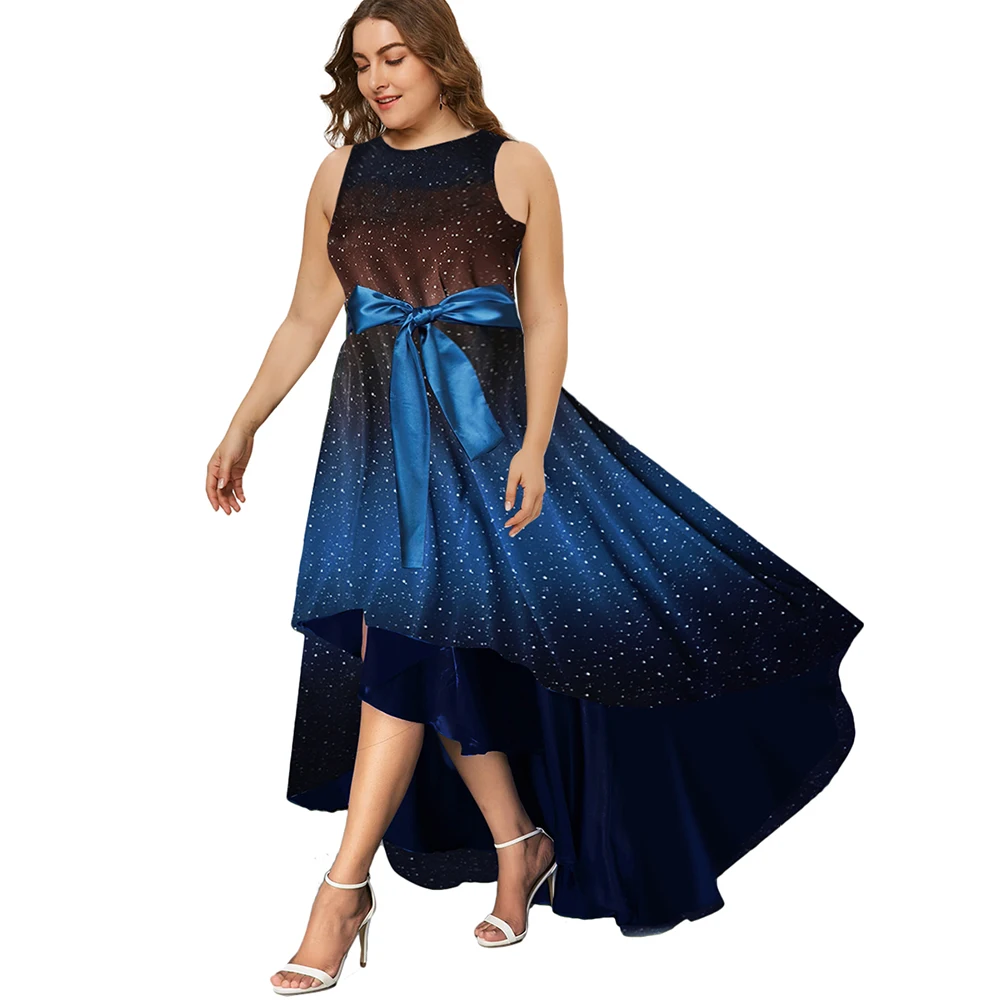 Женское платье без рукавов Joineles повседневное асимметричное в стиле ретро с