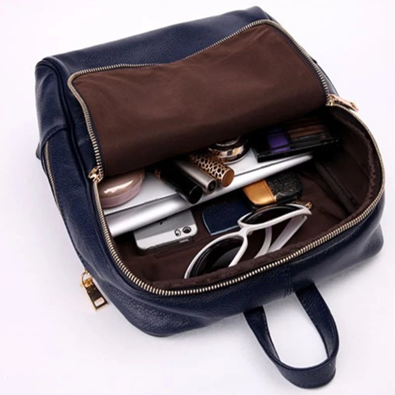 Женский Повседневный Рюкзак YUFANG модная брендовая Дорожная сумка из натуральной