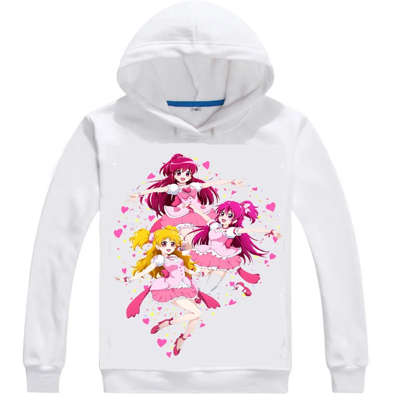 Хорошенькое лекарство толстовки Для мужчин аниме худи Fresh Precure блеск сила