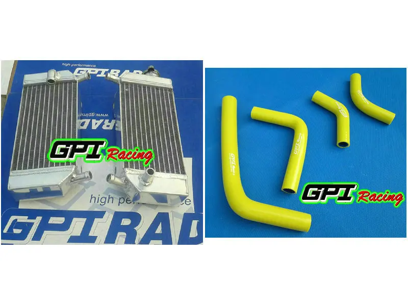 Алюминий радиатор + петель растяжимый шланг для Honda CRF250R CRF250X CRF250 2004 2009 2005 2006 2007 2008 06
