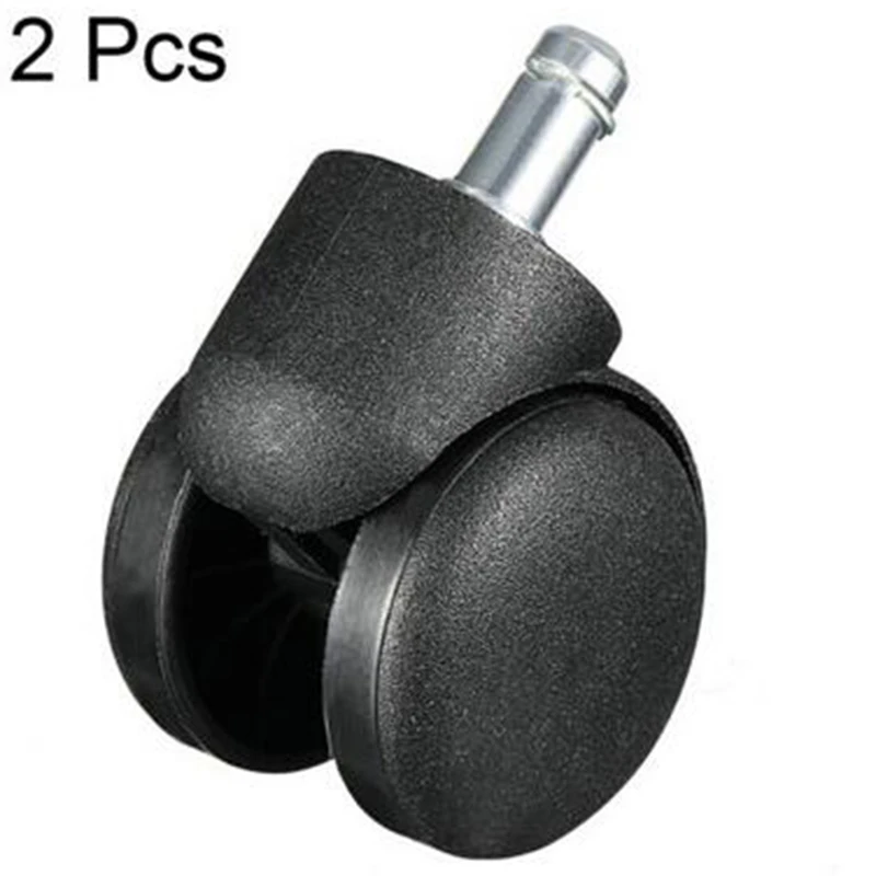 360 градусов Поворот ролики для офисного кресла 2-дюймовый Офис нейлон сдвоенное