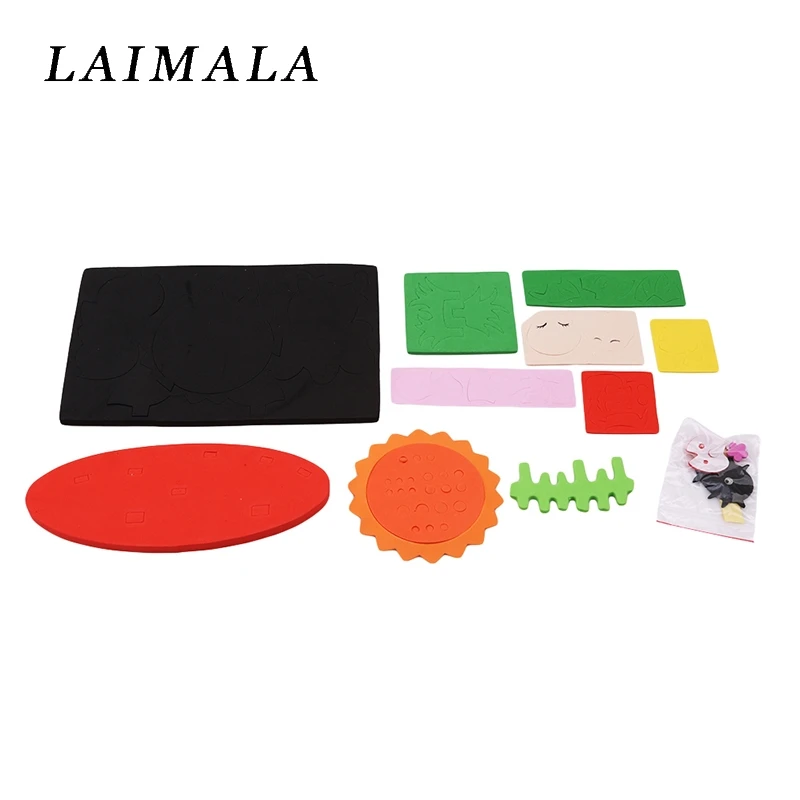 

Easy Crafts EVA Sticky Sticker Animal Photo Frames Frame Foam Craft Kits Child Creative Activity DIY Toys Children's DIY Gift
