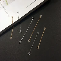 diy handmade jewelry accessories gold plating chain belt hanging ear stud earrings pendant pendant material jewlery making