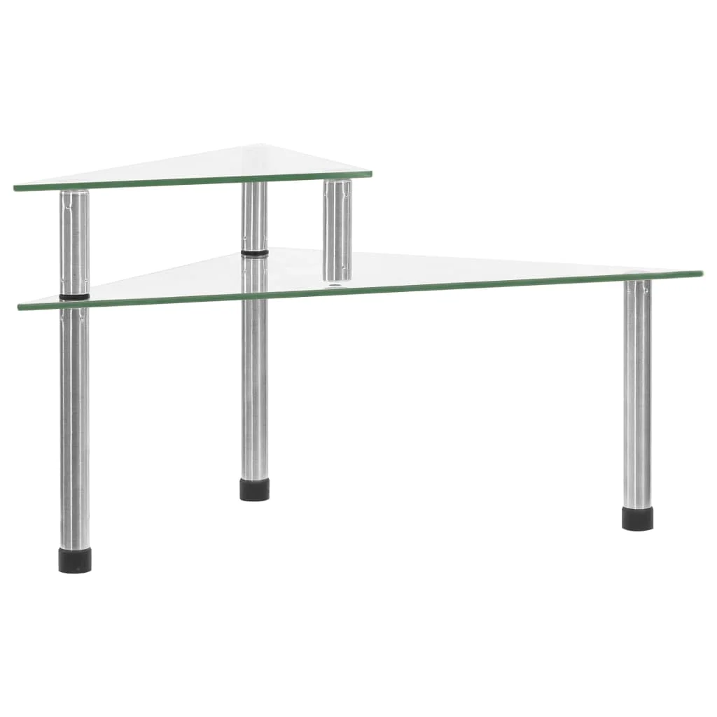 

Spice Rack for Kitchen Organizer Shelf Transparent Tempered Glass Bathroom Organization Shelves Simple Style 49.5X35X19 CM