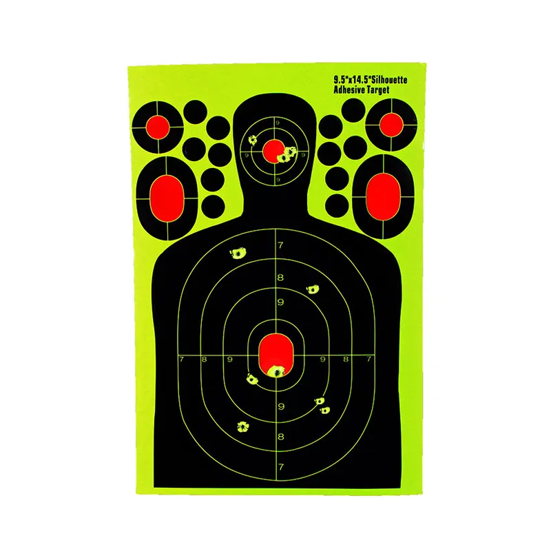 

Hunting Training Target Paper Jam Paper Fluorescent Self-adhesive Shooting Gun Target Paper Portable Fluorescence Target sticker
