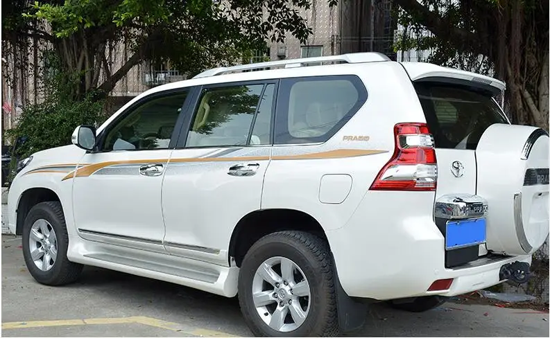 ABS+ алюминиевый сплав автомобильный багажник на крыше автомобиля багаж поддержки для багажа подходит для Toyota Land Cruiser Prado 2010