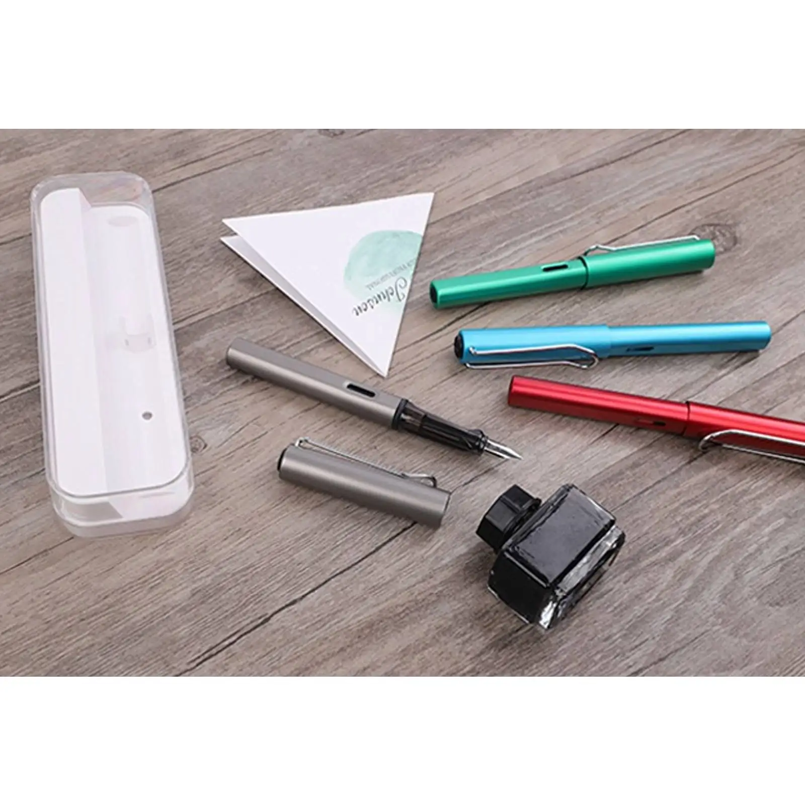 Ручка перьевая Lanbitou 6010 для каллиграфии Студенческая металлическая подарочная