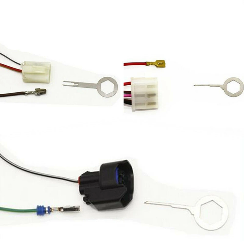 3 X Автомобильный электрический клеммный ключ обжимной разъем съемные Съемные