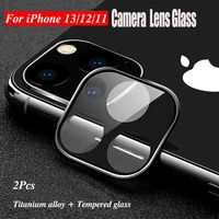 for iphone 13 pro max 12 mini 11 xr xs x 13pro camera lens protector case titanium alloy tempered glass screen protectors