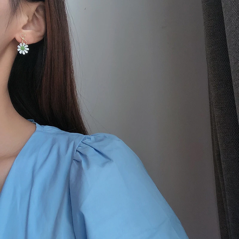 Вкус чистые и свежие женские серьги с бантами ювелирное изделие из металла