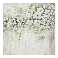 new arrival palette knife flowers designs 100 hand painted competitive goods oil painting no frame canvas floral wall art