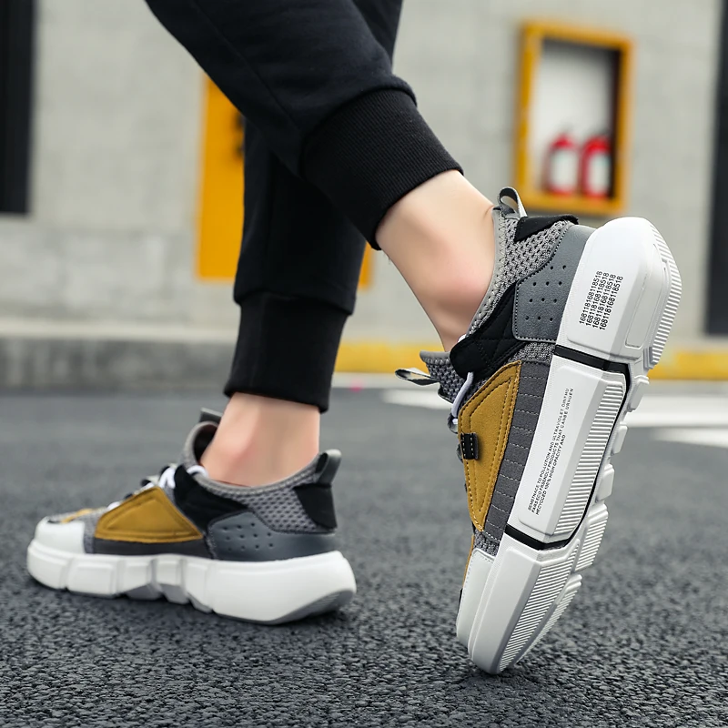 Горячая Распродажа мужских ботинок легкие кроссовки Дышащие слипоны