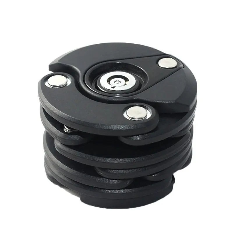 

Велосипедный замок с защитой от кражи, цепь с замком для бургеров, аксессуары для горного велосипеда, фиксированный складной замок для элек...