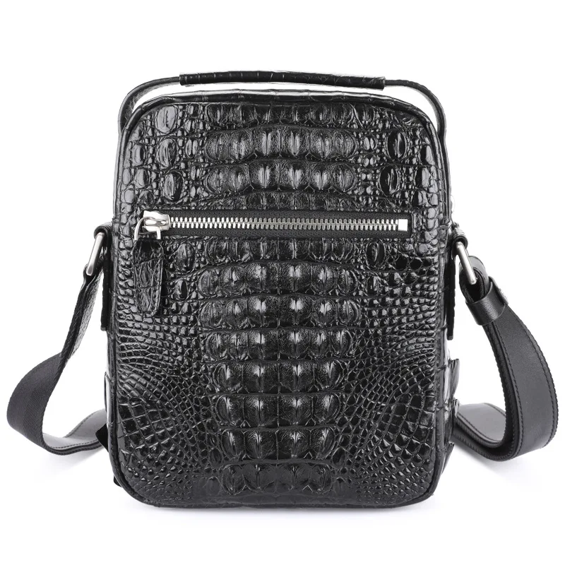 Экзотическая натуральная крокодиловая кожа мужской маленький летний кошелек