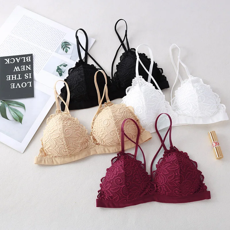 Женские кружевные бюстгальтеры ультратонкий бюстгальтер без косточек с