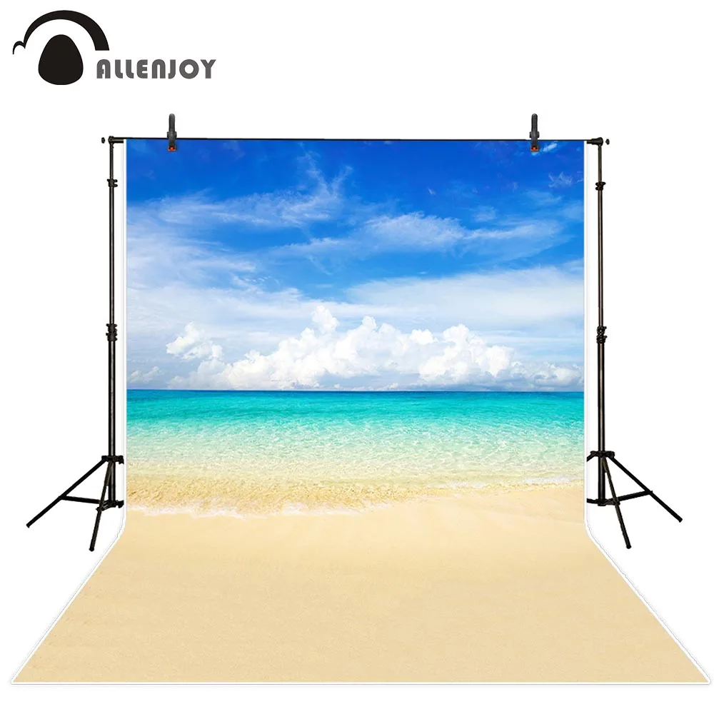 Фон для фотосъемки Allenjoy летний фон с изображением тропических каникул морской