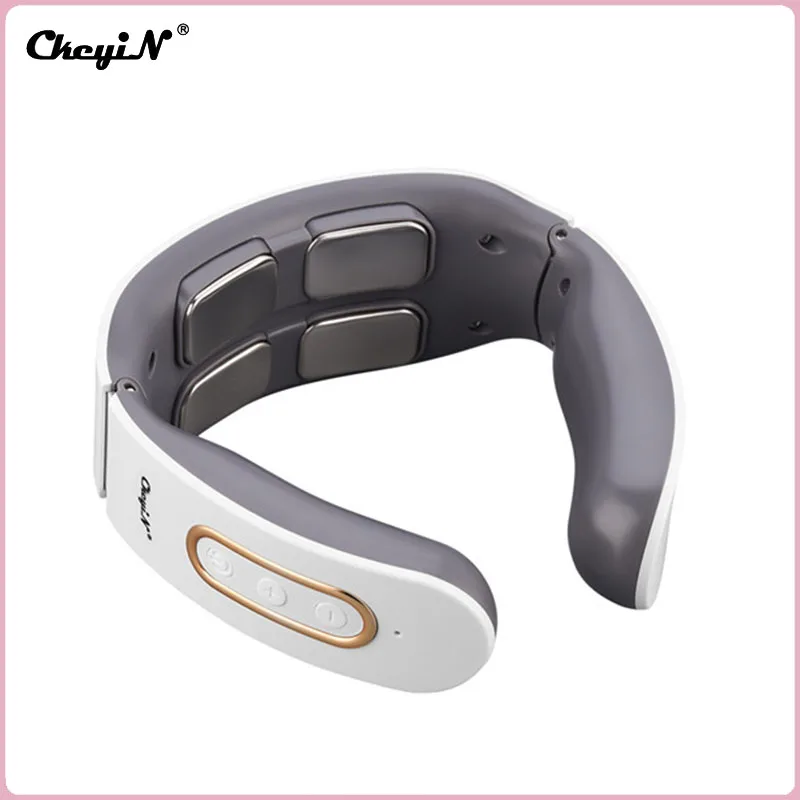 

CkeyiN Electric Neck Massager Heated Cervical Massager Smart 4D Pulse Massage Deep Tissue Trigger Point Pain Relief Relaxation50