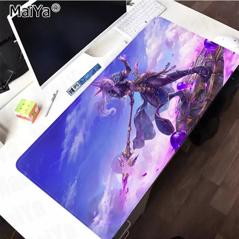 Лидер продаж винтажный классный индивидуальный большой коврик для мыши Maiya world of
