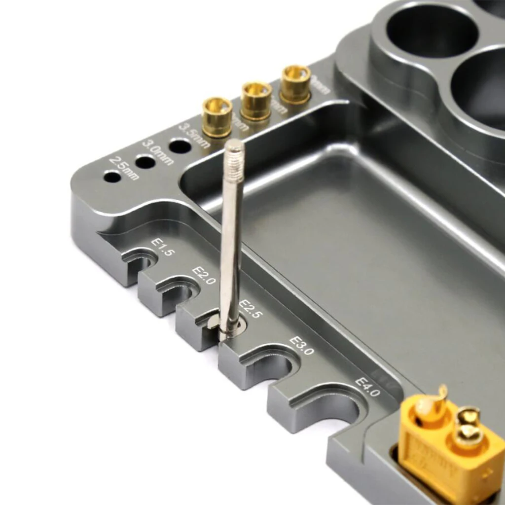 

Alloy RC Repair Tools Stand Screwdriver Organizer Socket Seat Base Plate