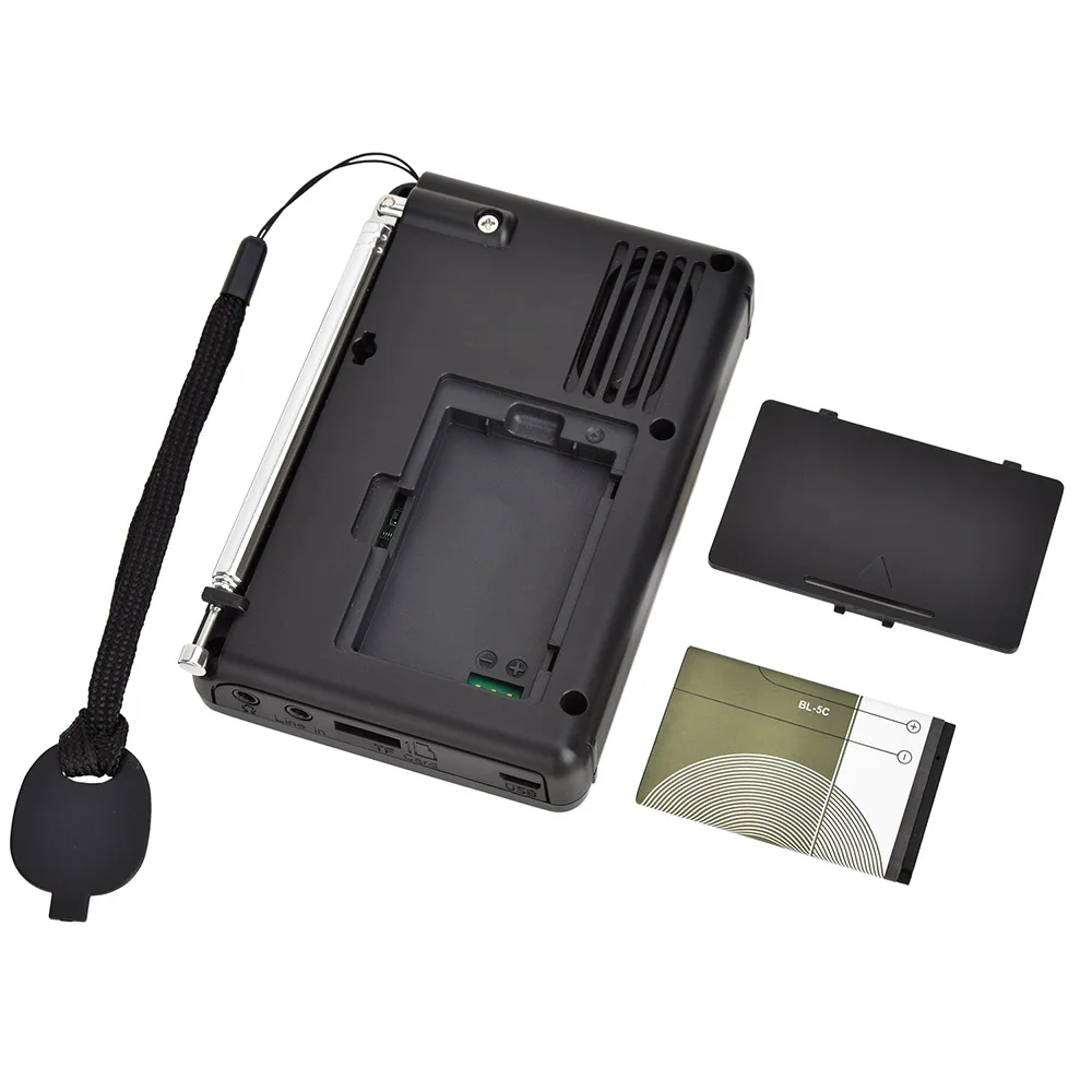 Портативный радиоприемник для пожилых людей карманное радио AM/FM/SW/BT/TF USB MP3