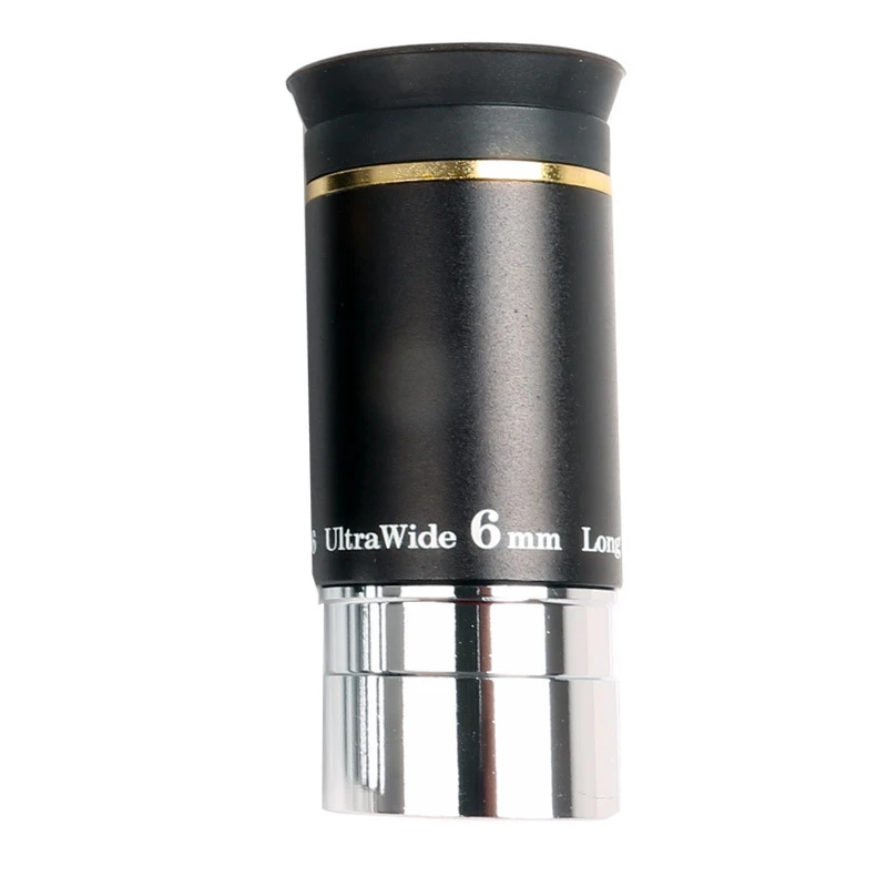 

1,25 дюймов окуляр 66 градусов ультра Широкий Формат 6 мм окуляра Запчасти Uw6mm окуляр для астрономического телескопа