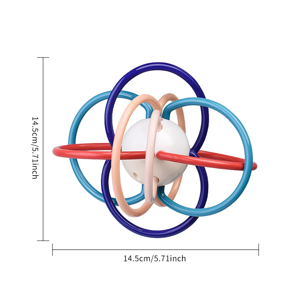 

Baby Ball Sensory Toys Hands Touch Tactile Baby Toys Soft Teether Ball Senses Develop Educational Toys For Baby Infant Care