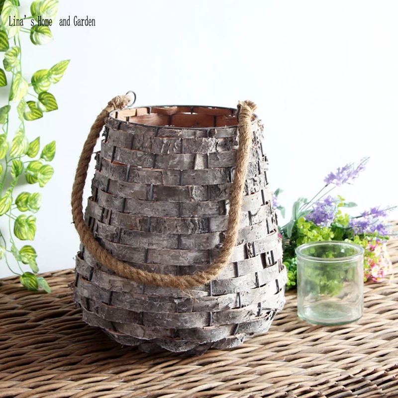 Фермерский Декоративный Фонарь ручной работы из березы|Подсвечники| |