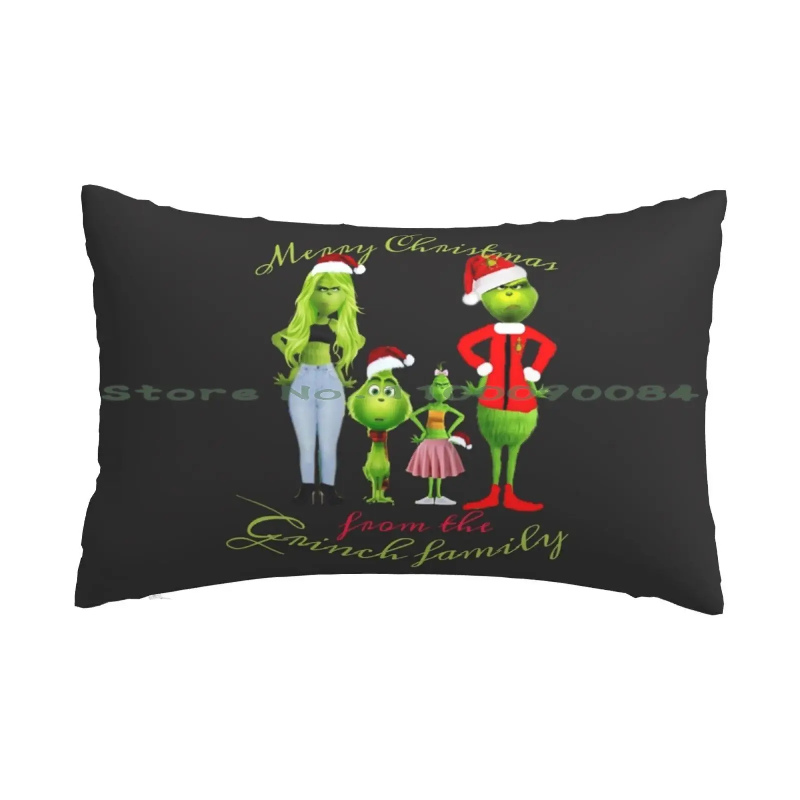 

Симпатичная Рождественская парная футболка для семейного тройника, забавные наряды, чехол-Подушка 20x30 50*75, чехол для дивана, спальни, для рож...