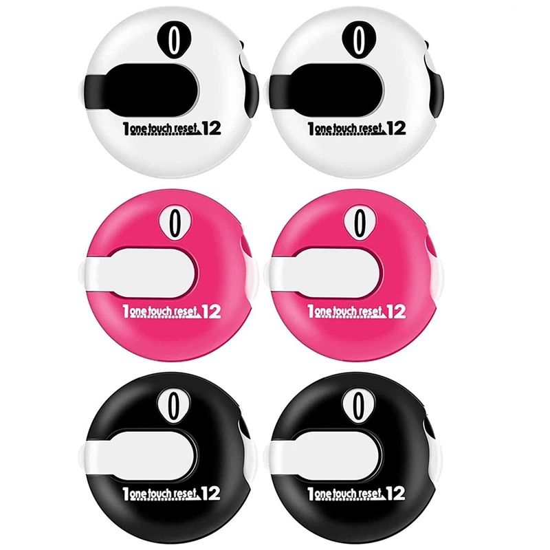 

6 шт счетчик очков в гольф Мини-гольф ход счетчик Контролера до 12 снимков счет, открытый для игры в гольф спортивных аксессуаров