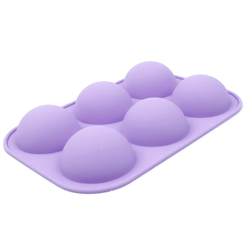 

Half Sphere Silicone Soap Molds Bakeware Cake Decorating Tools Pudding Jelly Chocolate Fondant Mould Ball Biscuit Baking Moulds