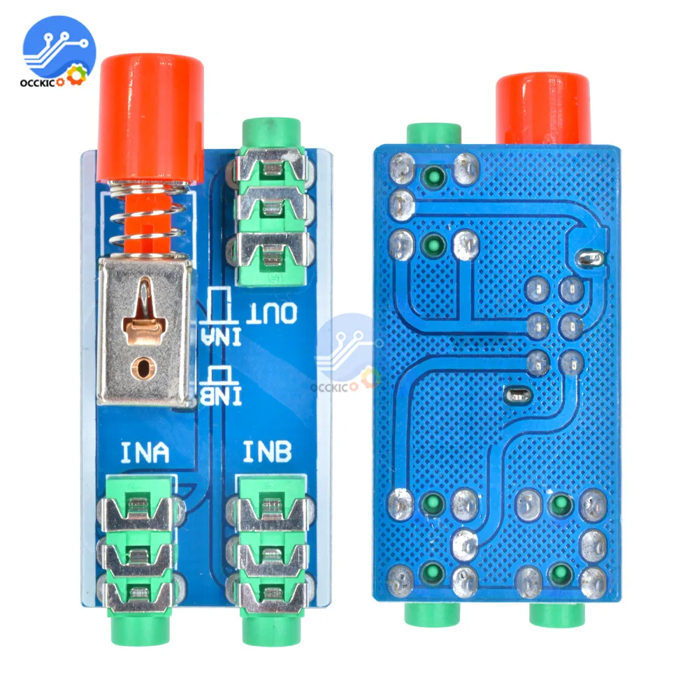 Аудио коммутационная плата 3 5 мм A/B аудио Входной блок опционально выберите