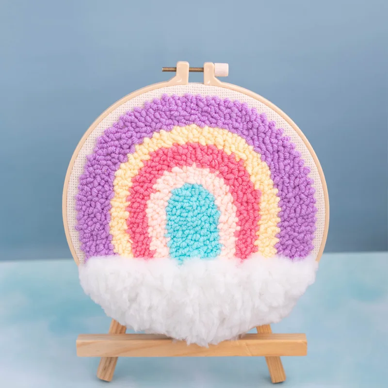 Набор для вышивки радужной вязки &quotсделай сам&quot с обручем игла крестиком