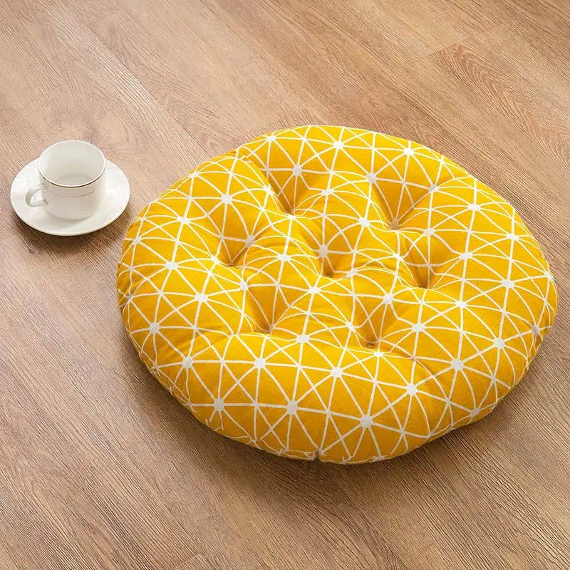 Япония стиль Круглое сиденье Подушка для дивана стул домашний Декор автомобиля