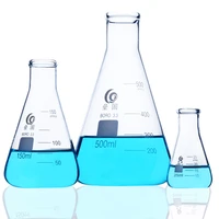 50ml to 1000ml erlenmeyer borosilicate glass flask wide neck flask conical triangular flask laboratory chemical equipment